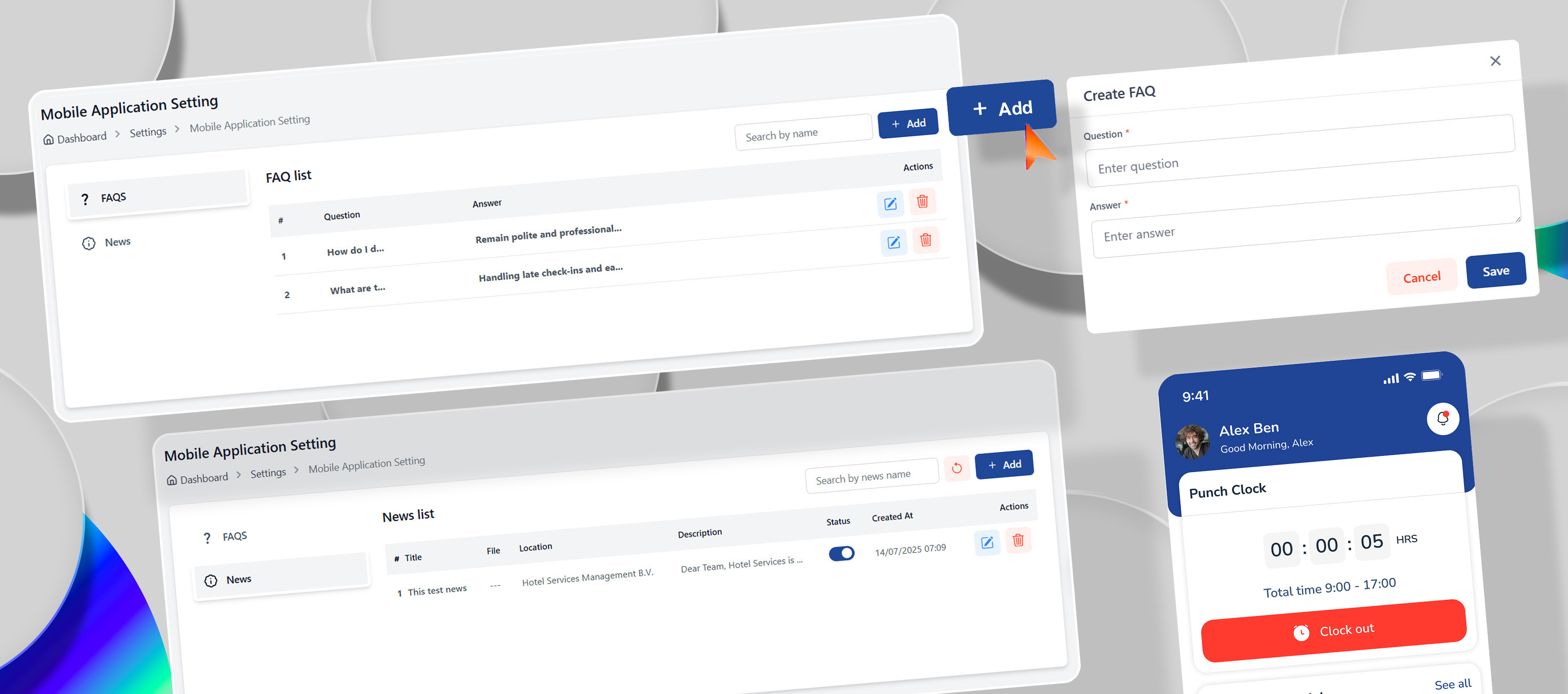 Mobile Application Manage