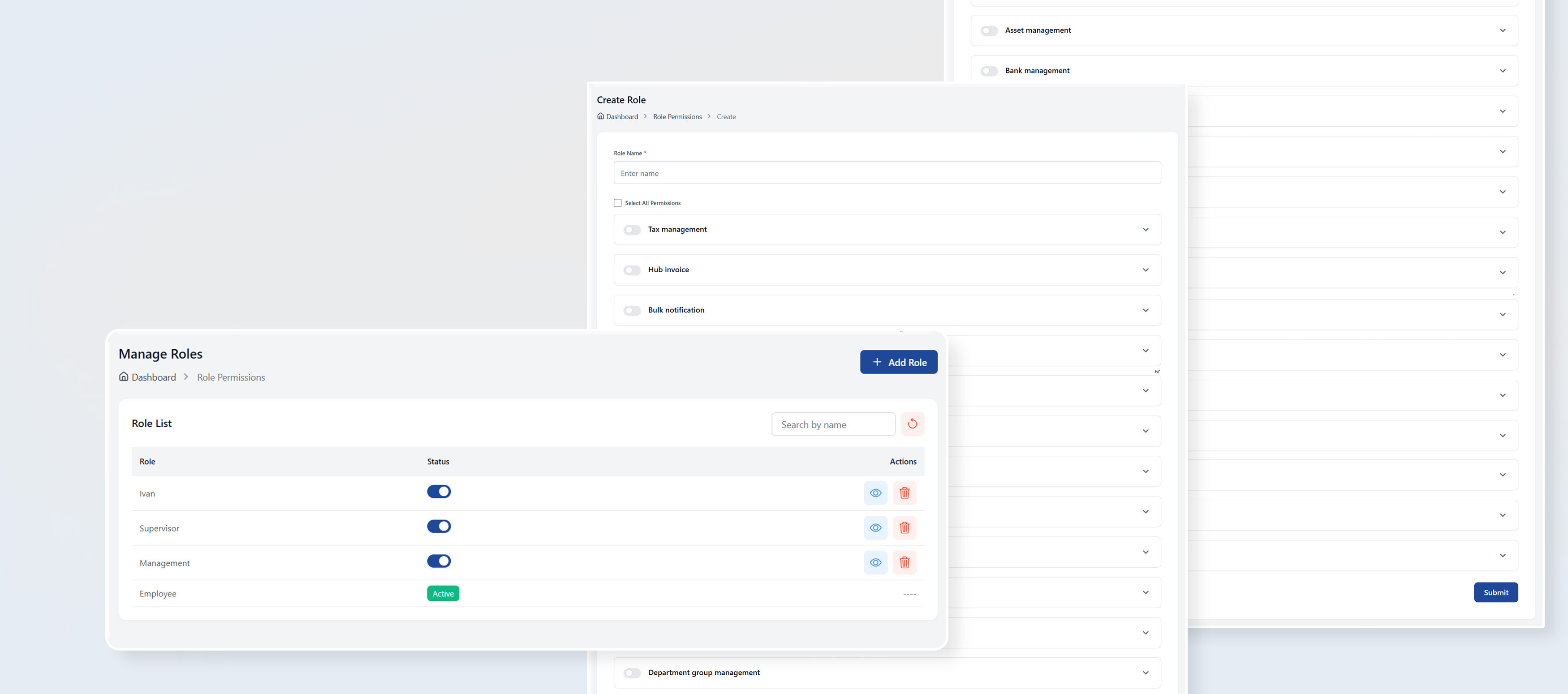 Dynamic Role Permissions
