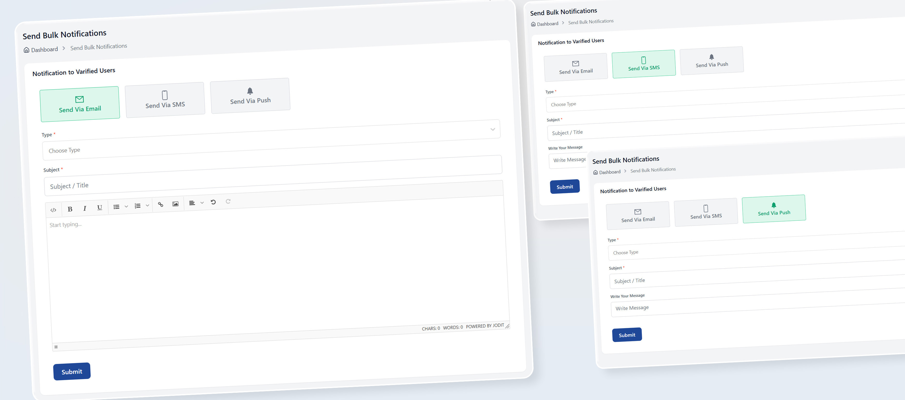 Notifications Management